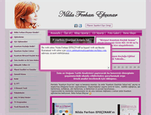 Tablet Screenshot of nildaferhanefecinar.com